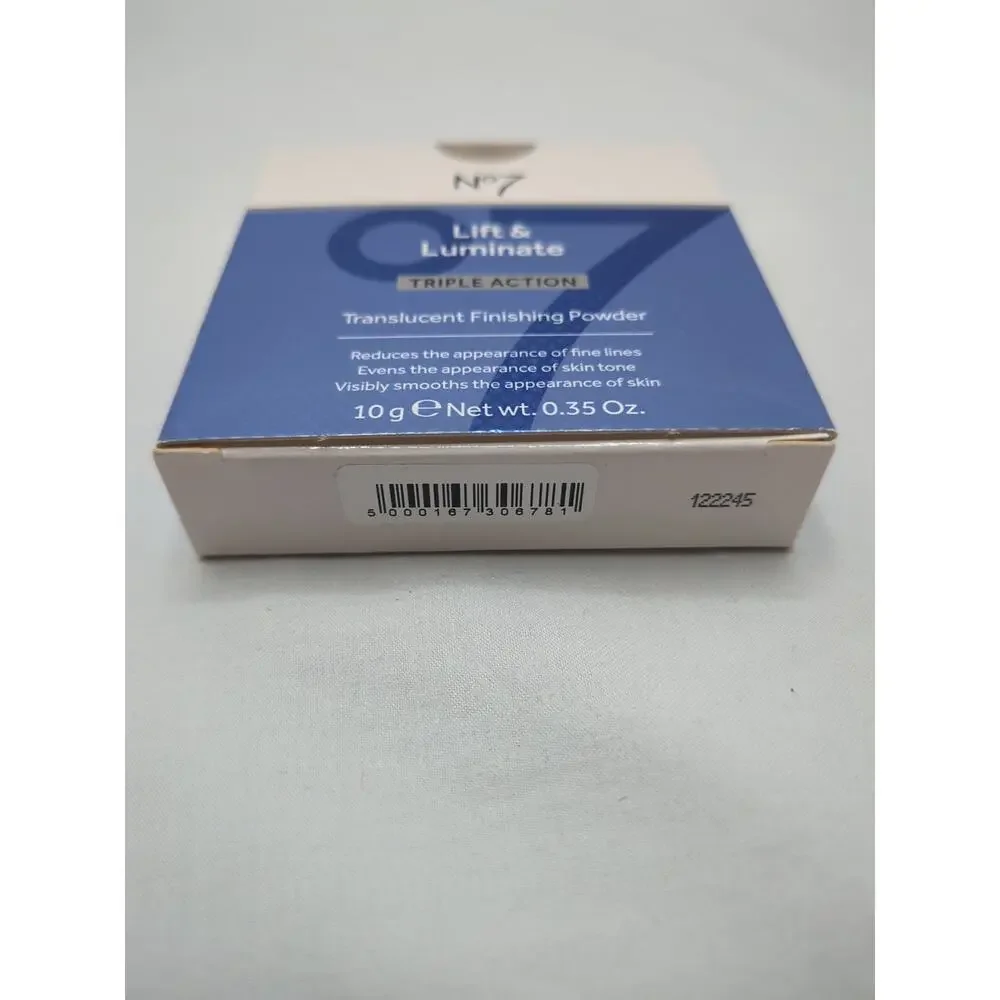 No7 Lift & Luminate Triple‎ Action Translucent Finishing Powder .35 Oz DEEP New